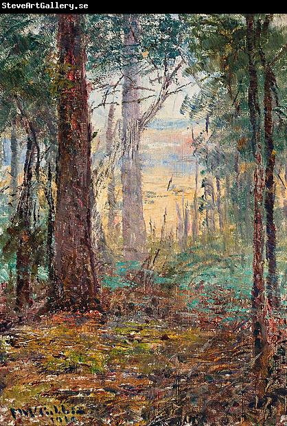 Frederick Mccubbin Forest Macedon by Frederick McCubbin